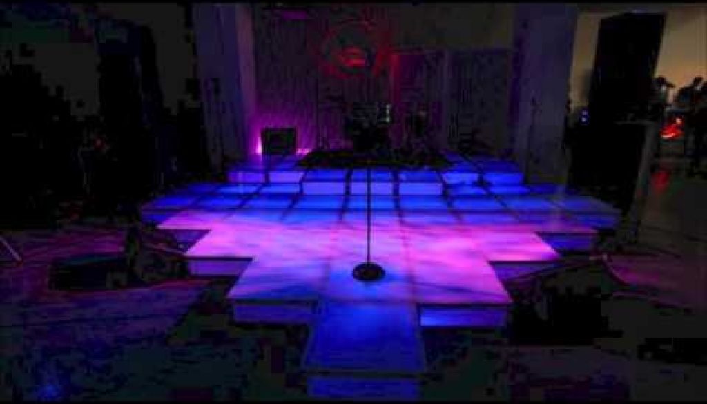 led dance floor platform