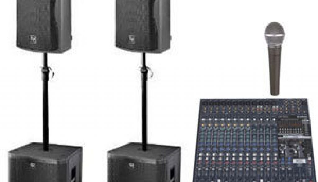 small sub bass speaker pa system for hire
