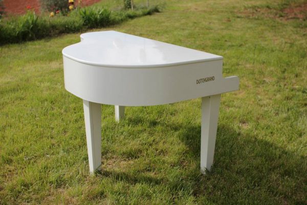 Dummy Mini Grand Piano in white for hire